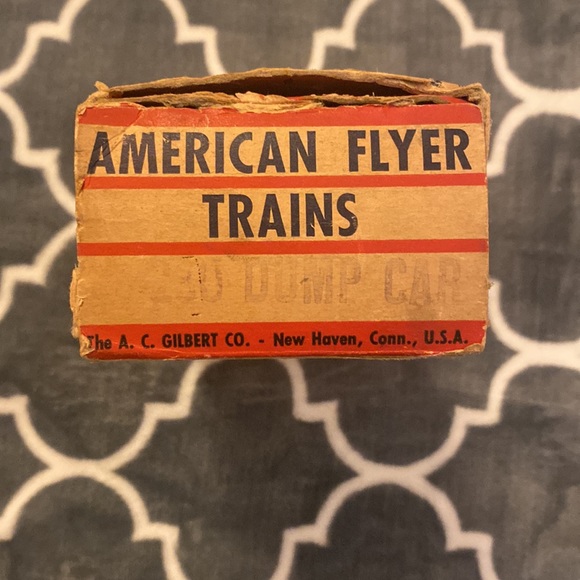 Pre-War O gauge American Flyer 3019/230 dump car and original box - Picture 4 of 15
